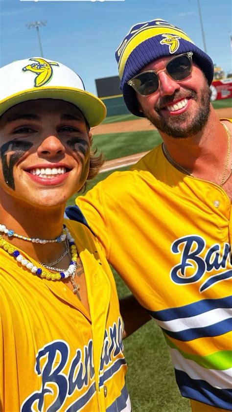 Savannah Bananas KJ Jackson And Ryan Kellogg In Hot Baseball Guys Cute Celebrity Guys