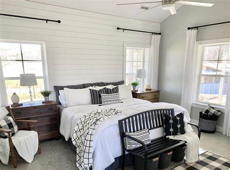 Modern Farmhouse Bedroom With Shiplap Wall Soul Lane