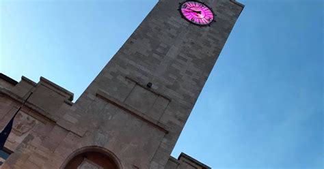 Comune di Latina Giornata Mondiale della Prematurità la Torre civica