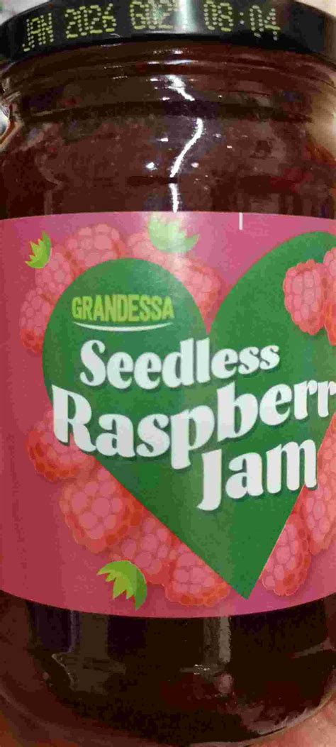 Grandessa Grandessa Seedless Raspberry Jam 454g Is Halal Suitable