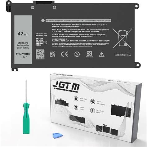 Amazon Jgtm Yrdd Wh Laptop Battery Replacement For Dell