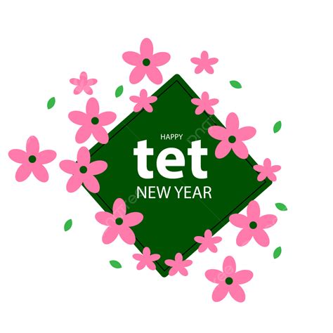 Tet New Year Happy Vector Png Fundo Transparente Vietnam Png