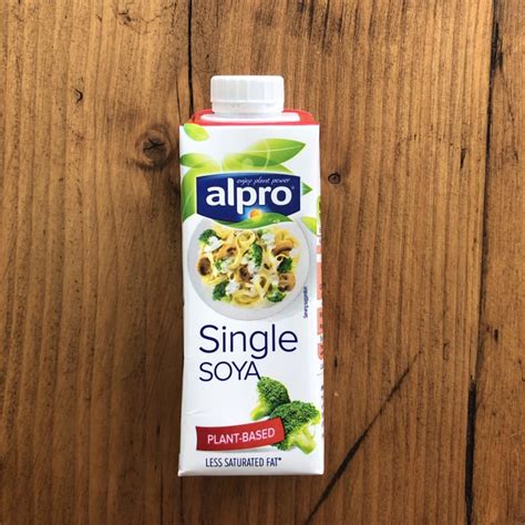 Alpro Single Soya Cream Less Saturated Fat Review Abillion