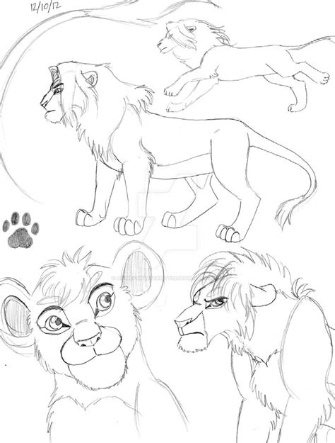 Lion King Oc Sketches 1 By Animefan4eternity23 On Deviantart