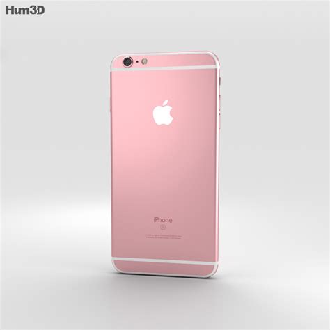 Apple iPhone 6s Plus Rose Gold 3D model - Download Phones on 3DModels.org