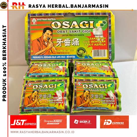 Jual Osagi Obat Sakit Gigi Gusi Bengkak Dan Sakit Kepala Shopee