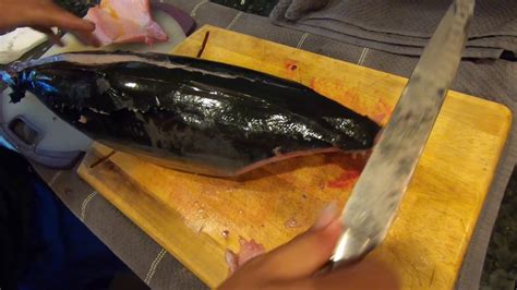 How To Fillet An Albacore Youtube