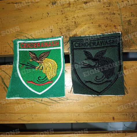 Jual Bordir Bed Badge Lambang Pdl Pdh Kodam Cendrawasih Tentara Tni Ad