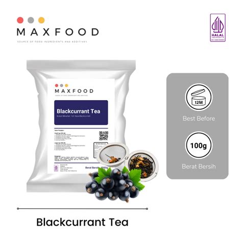 Blackcurrant Tea Bubuk Minuman Teh Rasa Blackcurrant Gr Lazada