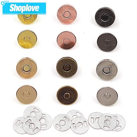 Pcs Mm Mm Magnetic Snap Fasteners Clasps Purse Snaps Magnet