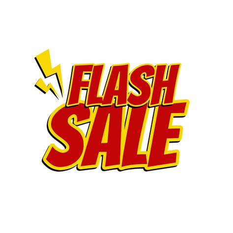Sale Shopping Poster Or Banner With Flash Icon And Text 13470859 Png