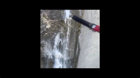 Leaking Concrete Water Tank Repair Process This Video Shows How To Repair Leaking Tanks