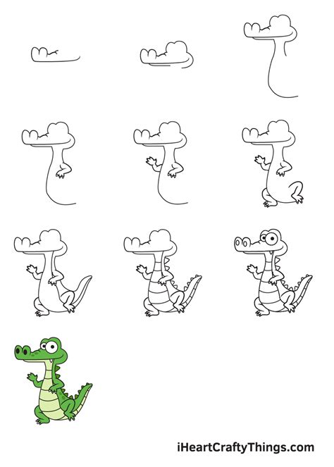 15+ Easy To Draw Alligator - ZaakSukaina