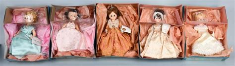 Five Madame Alexander Dolls Storybook