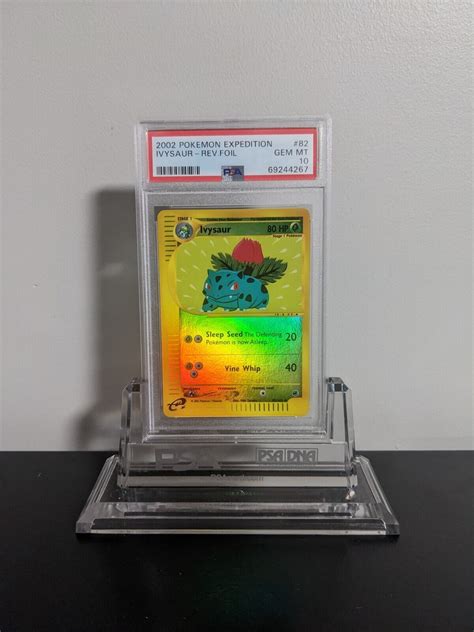 2002 Pokemon Expedition Ivysaur Reverse Foil Holo 82 165 PSA 10 GEM