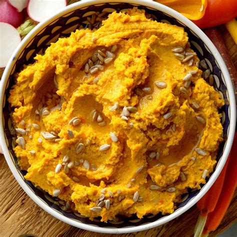 Spicy Roasted Carrot Hummus Recipe How To Make It