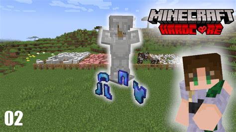 Time For Some Diamond Armor In Hardcore Minecraft Youtube