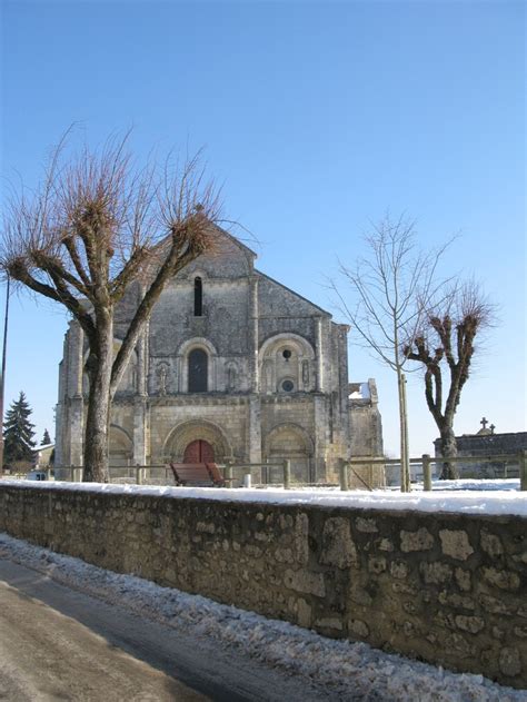 Snow In February In Ch Teauneuf Sur Charente Poitou Charentes