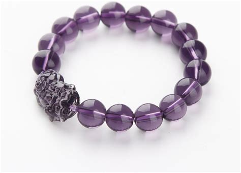 Amazon BOYULL Feng Shui Amethyst Wealth Porsperity Bracelet 12mm