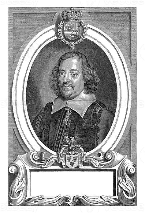 Portrait Of Antonius De Brun Paulus Pontius After Anselm Van Hulle