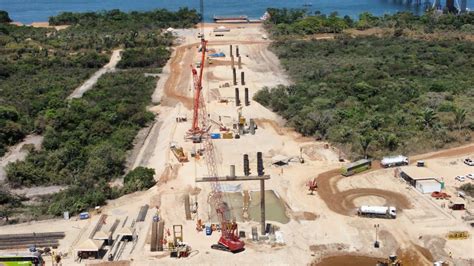 As Obras da Nova Ponte Sobre o Rio Tocantins em Marabá Sudeste do