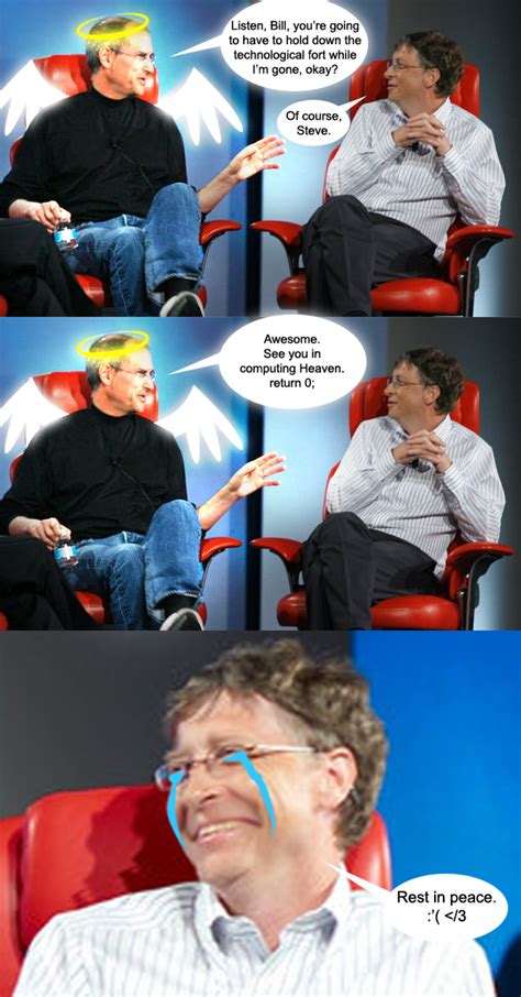 [Image - 182522] | Steve Jobs vs. Bill Gates | Know Your Meme