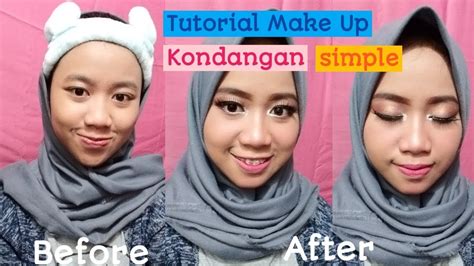 BELAJAR MAKE UP BARENG YUKK TUTORIAL MAKE UP KONDANGAN YouTube