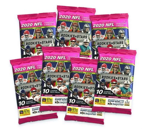 Nfl Rookies Stars Football Trading Card Blaster Box