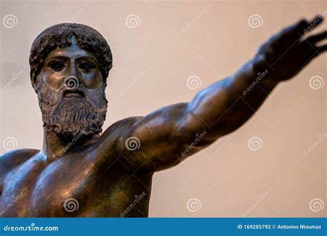 Artemision Bronze Greek God Statue National Archaeological Museum