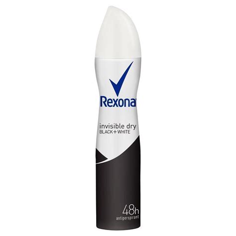 Buy Rexona Women Antiperspirant Aerosol Deodorant Invisible Dry Black