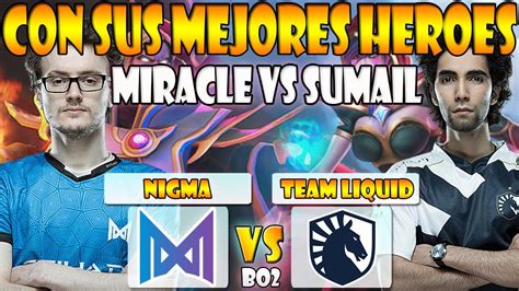 NIGMA VS TEAM LIQUID BO2 GAME 1 MIRACLE VS SUMAIL WEPLAY ANIMAJOR