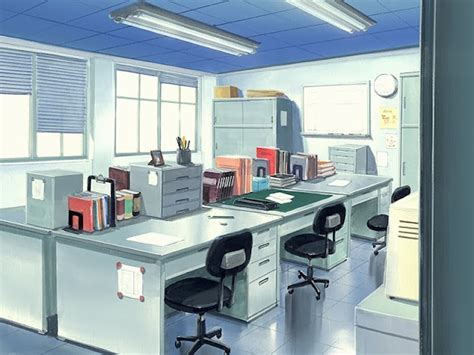 Office Anime Background