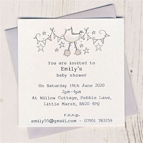 Pack Of Baby Shower Invitations - Baby Shower Invitations