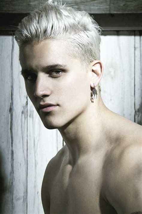 10 Great Haircuts For Guys With White Hair How To Dye And Maintain