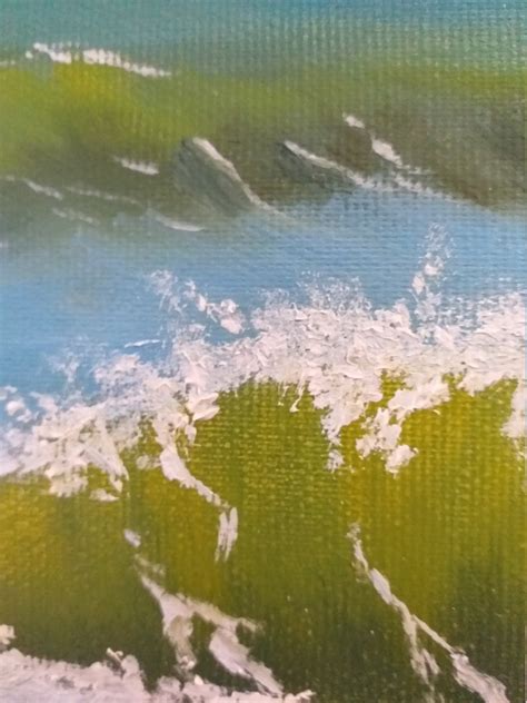 Sunrise Painting Beach Original Art Ocean Oil Painting Canvas - Etsy