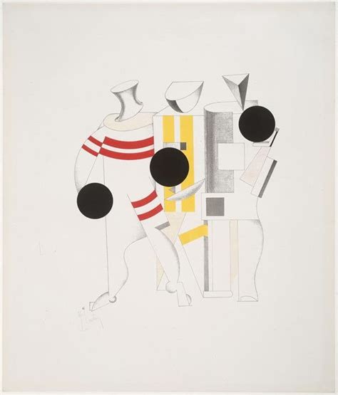 El Lissitzky Sportsmen 1923 Suprematism Fine Reproduction Large