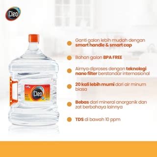 Jual Cleo Galon L Galon Isi Shopee Indonesia