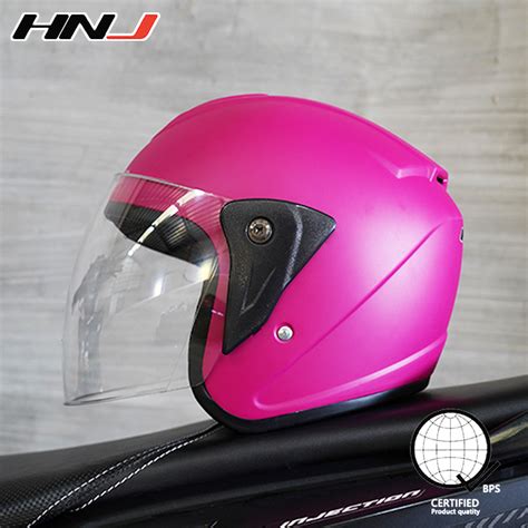 HNJ A4 006 Half Face Helmet Dual Visor Motor Helmets For Motorcycles