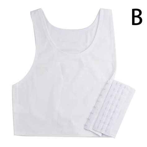 BTLIGE Women Buckle Short Chest Breast Binder Lesbian Trans Corset Vest