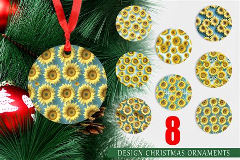 Ornaments D Sunflowers Pattern Graphic By Artnoy Creative Fabrica