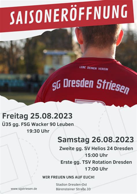 Saisoneröffnung 2023 SG Dresden Striesen