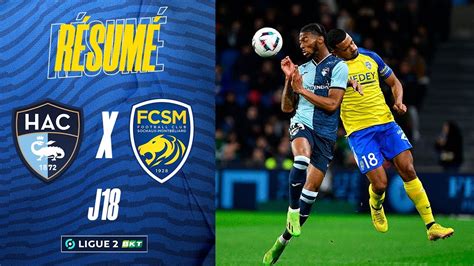 Le R Sum De Havre Ac Fcsm E Journ E De Ligue Bkt Youtube