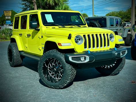 Used 2022 Jeep Wrangler Unlimited Sahara 4XE Electric JL 4x4 For Sale