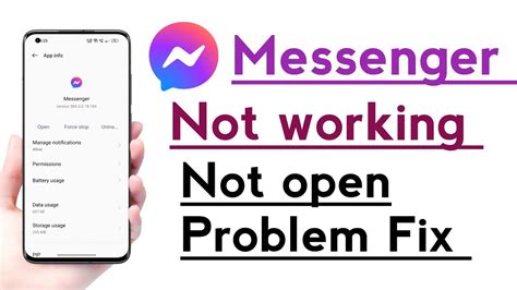 How To Solve Messenger App Not Working Problem Fix Messenger App Chal