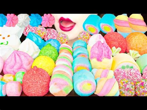 ASMRMARSHMALLOW PARTY MUKBANG 먹방 食べる音 EATING SOUNDS NO TALKING The