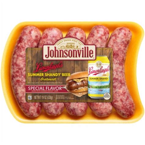 Johnsonville® Summer Shandy® Beer Bratwurst 19 Oz Kroger