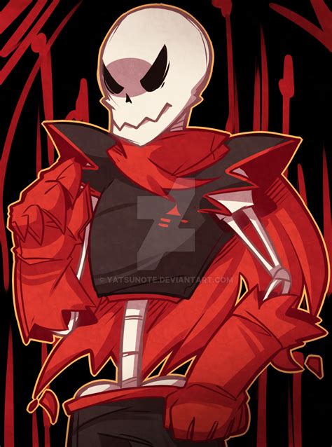 Underfell Papyrus By Yatsunote On Deviantart