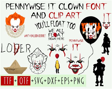 Pennywise Georgie SVG