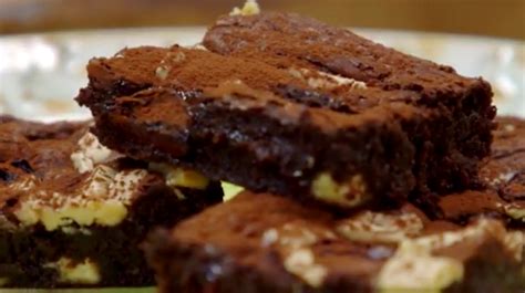 James Martin Dark And White Chocolate Cherry Brownies Recipe On James Martin Home Comforts