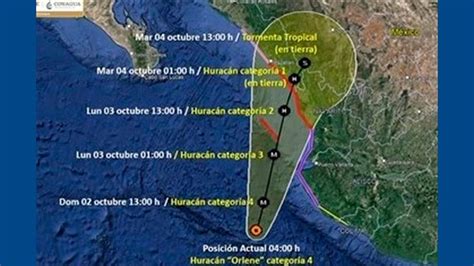 Evoluciona Orlene a huracán categoría 4